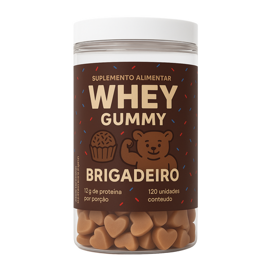 Gummy Whey Brigadeiro 120 gummies