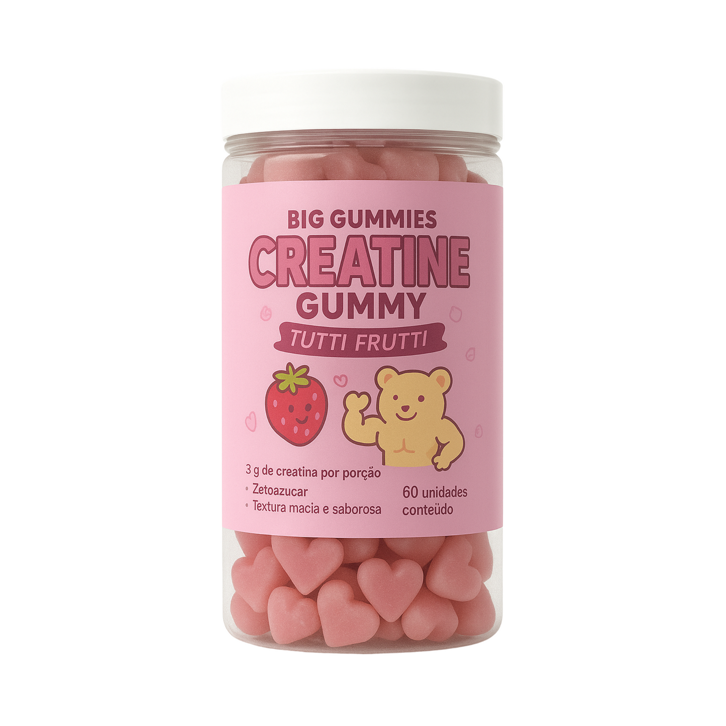 Gummy Creatina Tutti Frutti 60 gummies