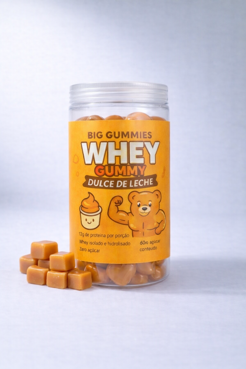 Gummy Whey 60 unidades ( Escolha seu Kit )