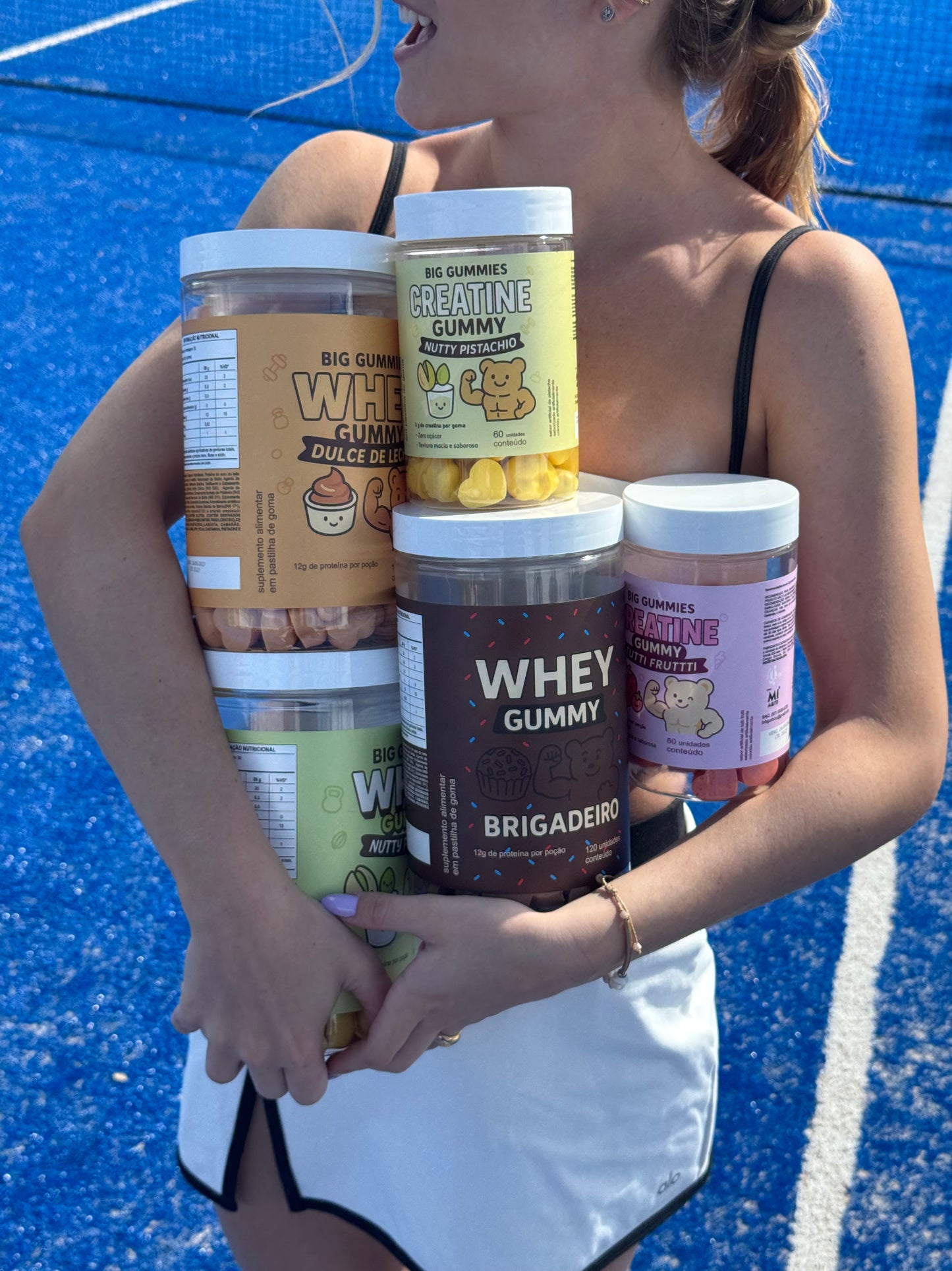 Gummy Whey ( Morango Cremoso ) 120 gummies