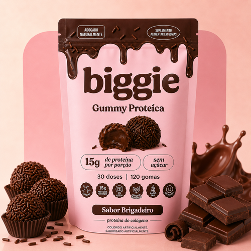 Biggie Gummy Proteica (120 Gomas) – 30 Doses