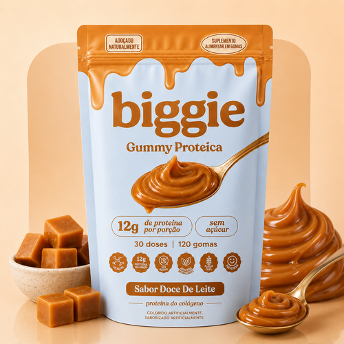 Biggie Gummy Proteica (120 Gomas) – 30 Doses