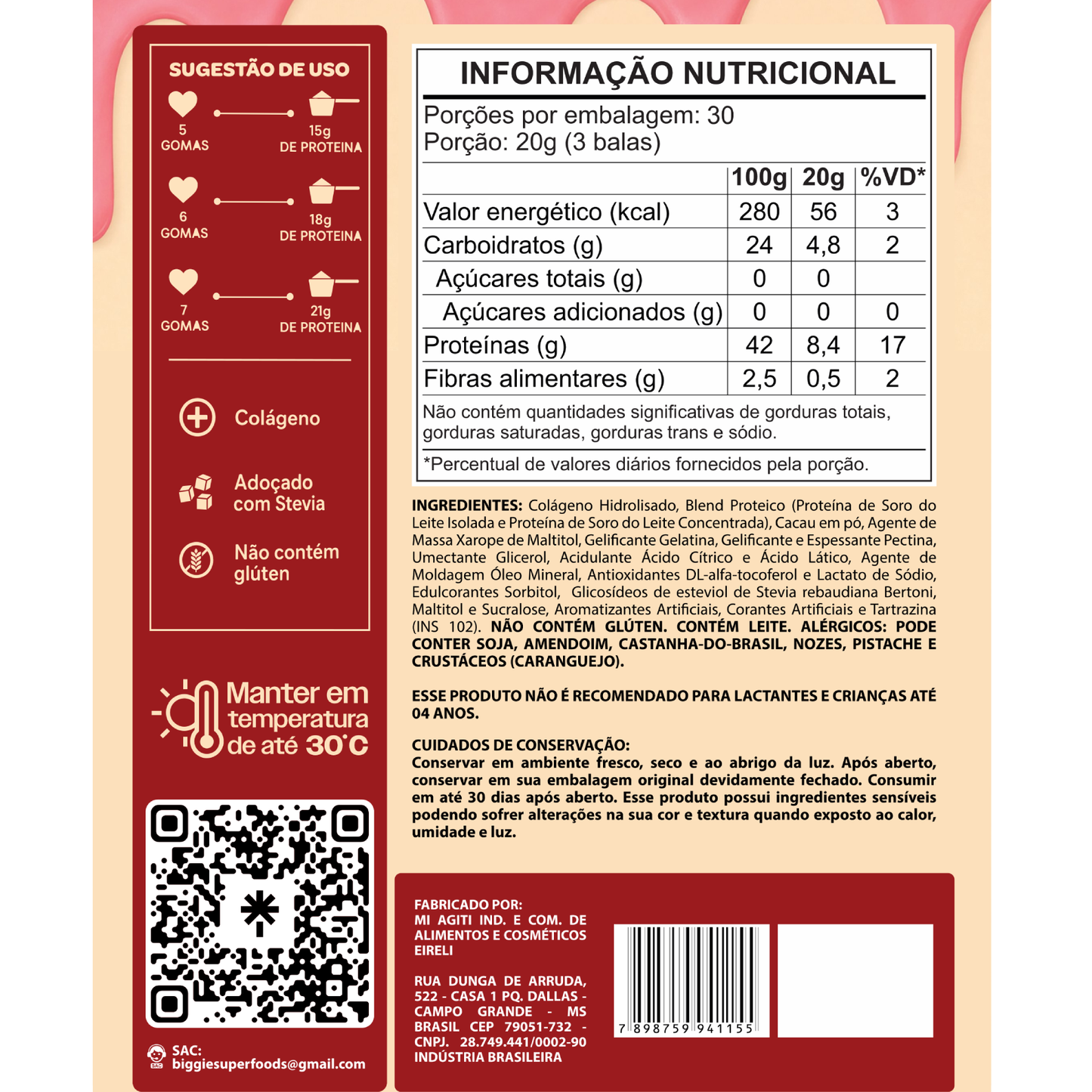 Primeira Gummy de Whey do Brasil